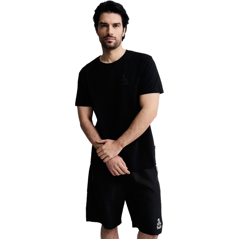 Camiseta negra con logo del Dakar SM 263