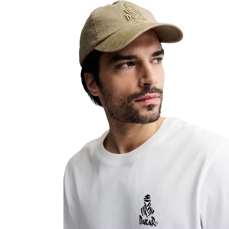 Camiseta con el logo de Dakar SMW263 blanca
