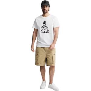 Camiseta con logo de Dakar, talla W 263, color blanco