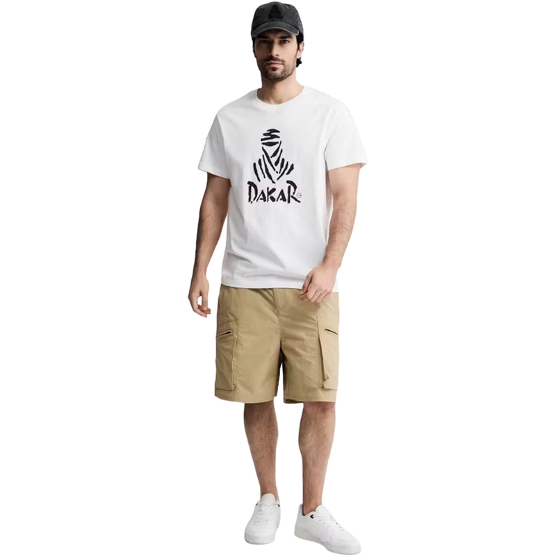 Camiseta con logo de Dakar, talla W 263, color blanco