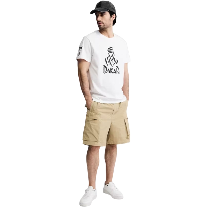 Camiseta con logo de Dakar, talla W 263, color blanco
