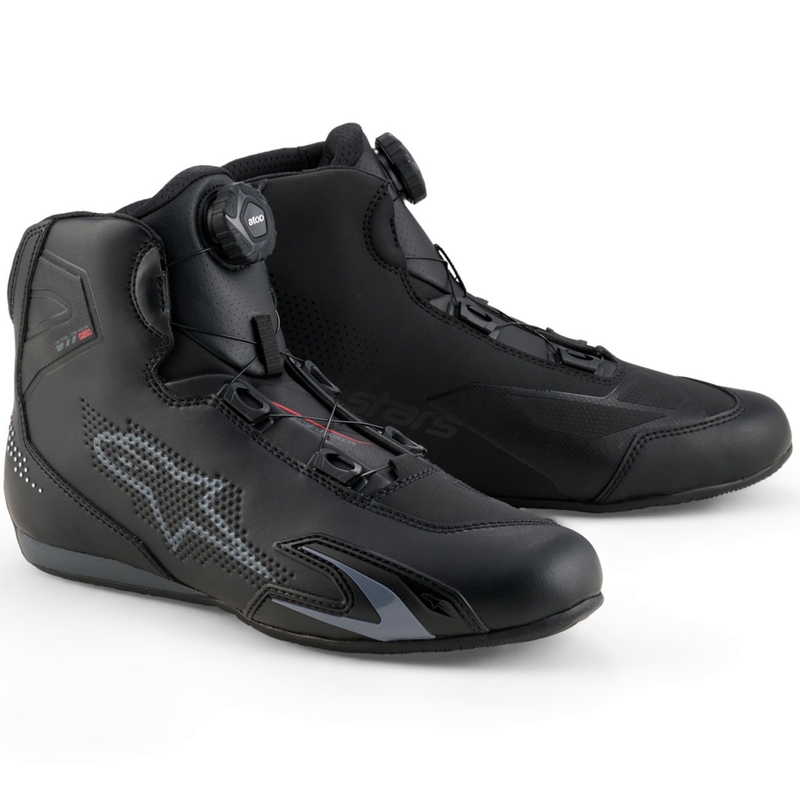 Botas de moto Alpinestars Celer, color negro-gris oscuro
