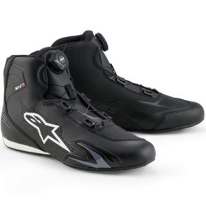 Botas de moto Alpinestars Celer en blanco y negro