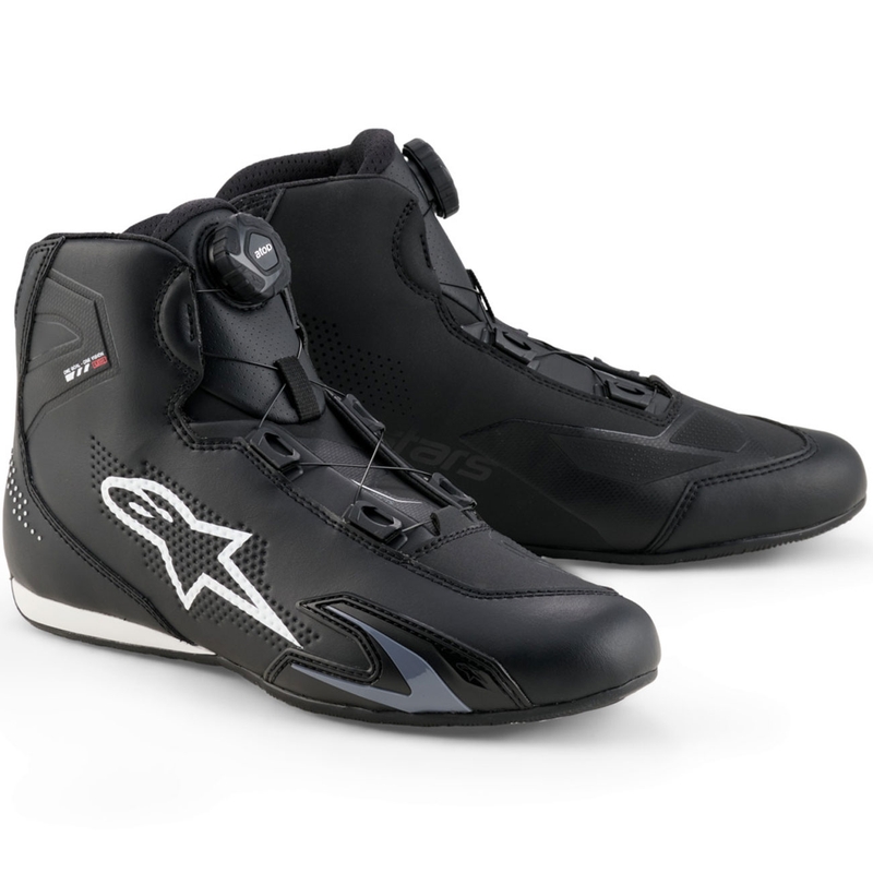 Botas de moto Alpinestars Celer en blanco y negro