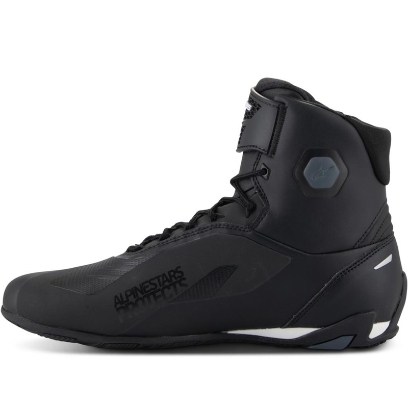 Botas de moto Alpinestars Faster-4 negras y blancas