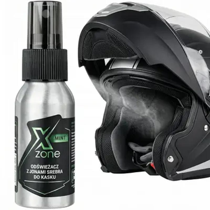 Ambientador interior de casco con iones de plata 50 ml menta