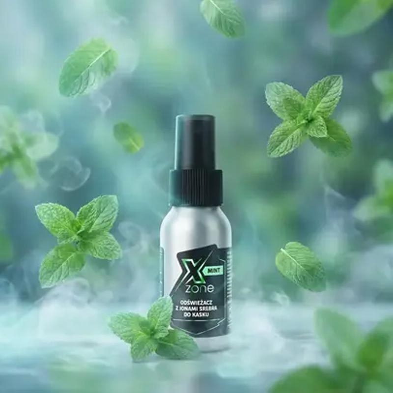 Ambientador interior de casco con iones de plata 50 ml menta