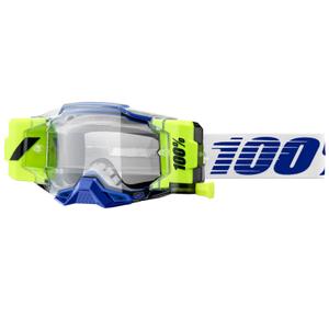 Gafas de motocross 100% - USA Armega Forecast azul con plexiglás transparente
