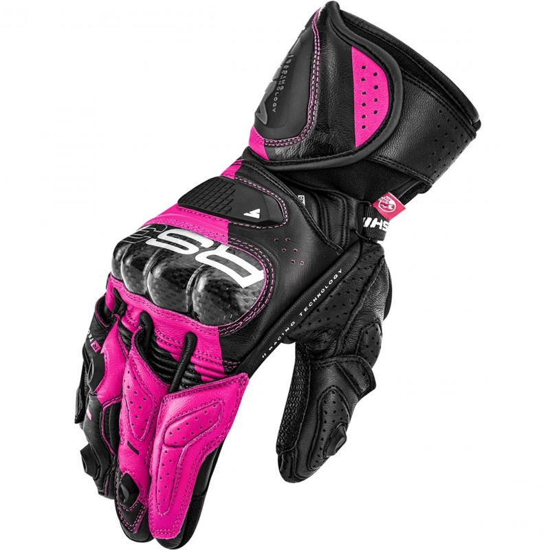 Guantes de moto para mujer Shima RS-3 rosas
