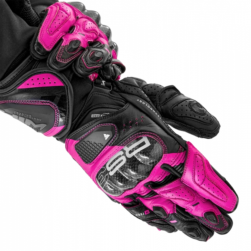 Guantes de moto para mujer Shima RS-3 rosas