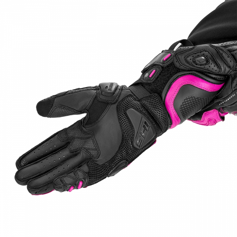 Guantes de moto para mujer Shima RS-3 rosas