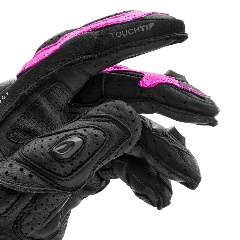 Guantes de moto para mujer Shima RS-3 rosas