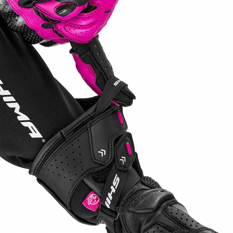 Guantes de moto para mujer Shima RS-3 rosas