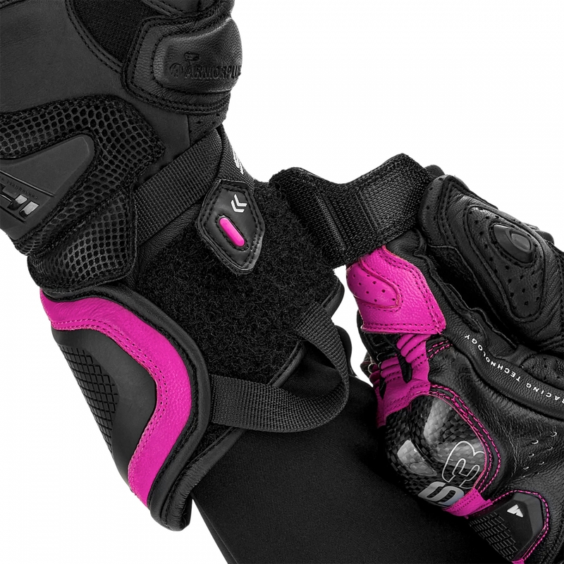 Guantes de moto para mujer Shima RS-3 rosas