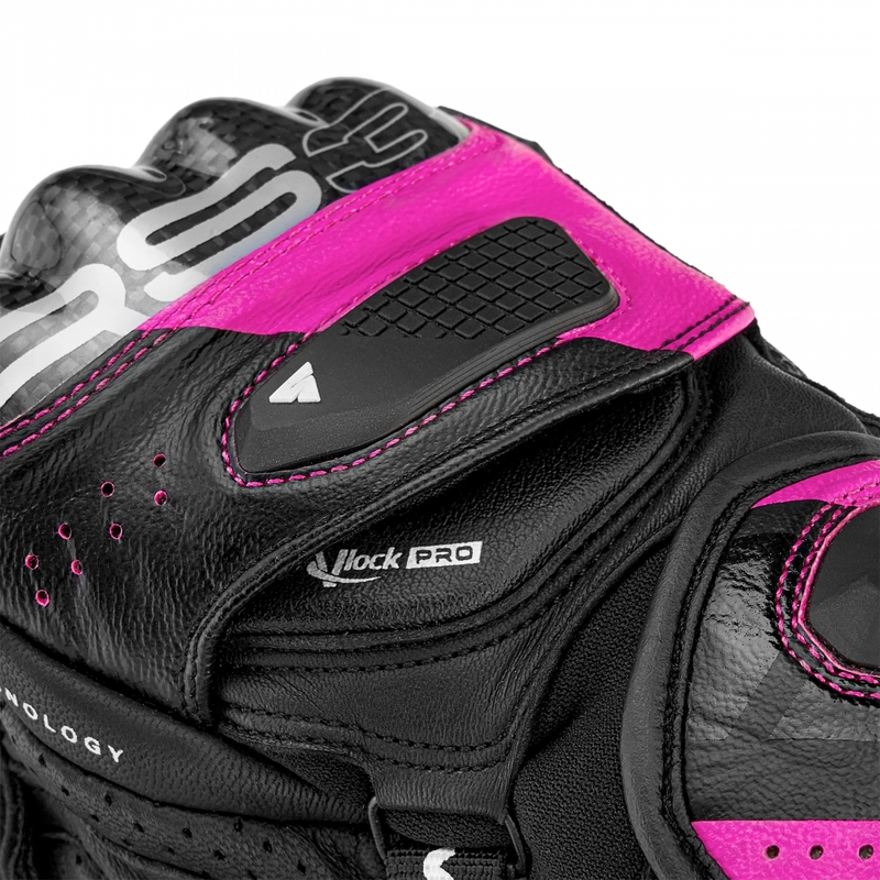 Guantes de moto para mujer Shima RS-3 rosas
