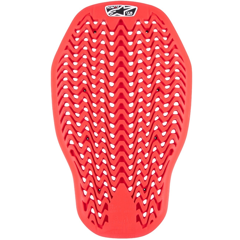 Protector de columna Alpinestars Nucleon Plasma rojo-negro