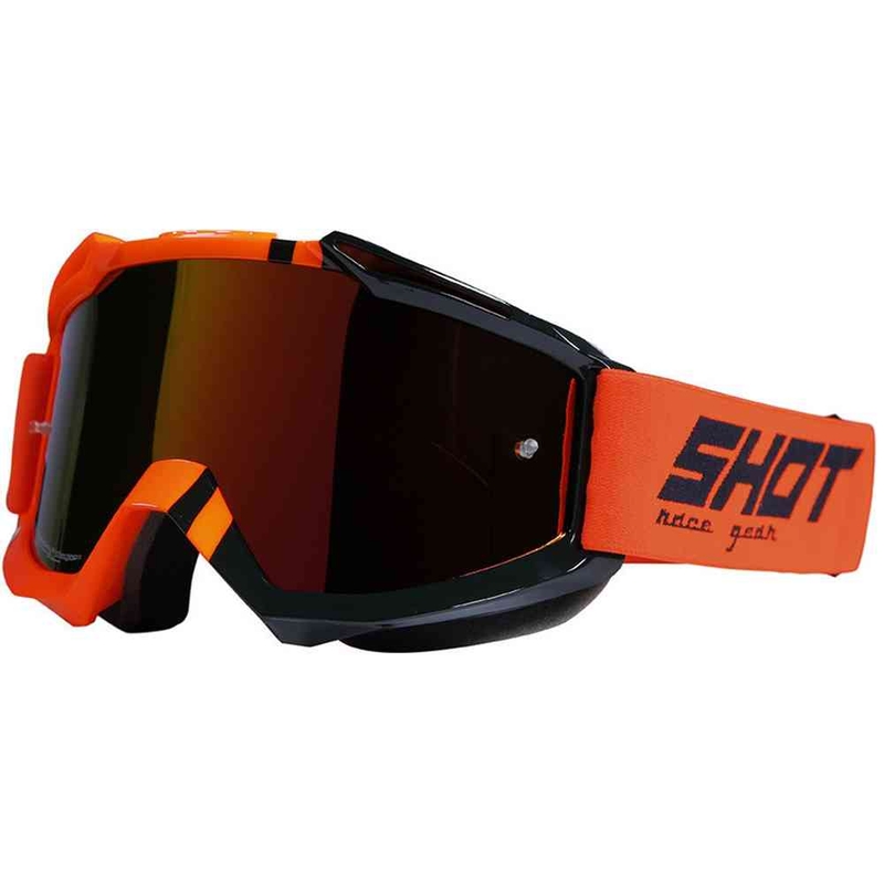 Motokrosové brýle Shot Iris Sound fluo oranžové