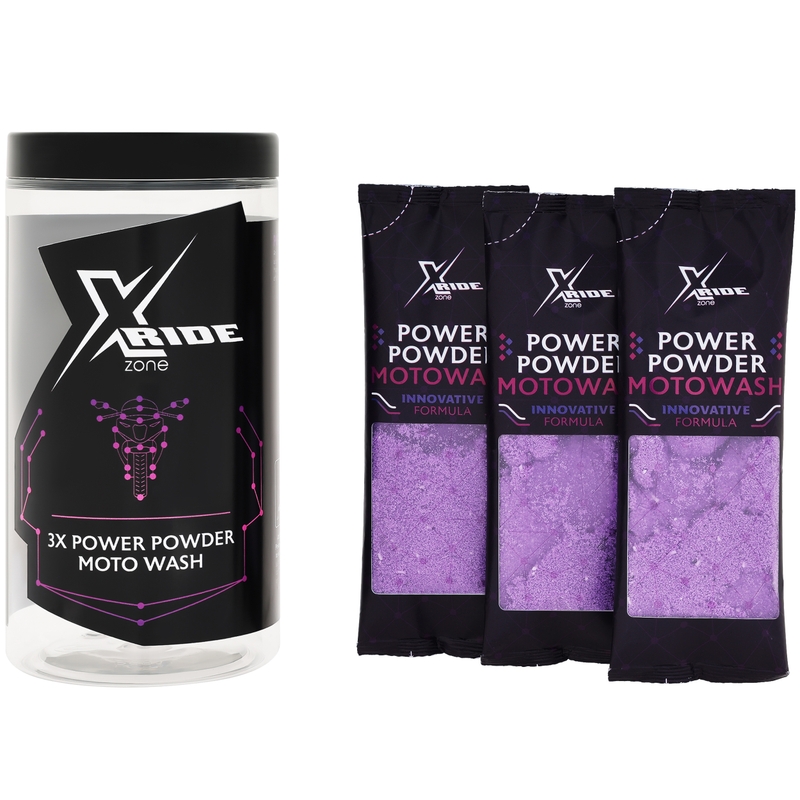 Champú en polvo para motocicletas XzoneRide® Power Powder-Moto Wash 60 g