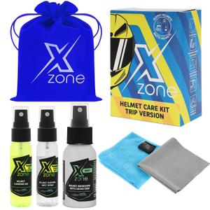 Kit de viaje para el cuidado del casco Xzone® con iones de plata