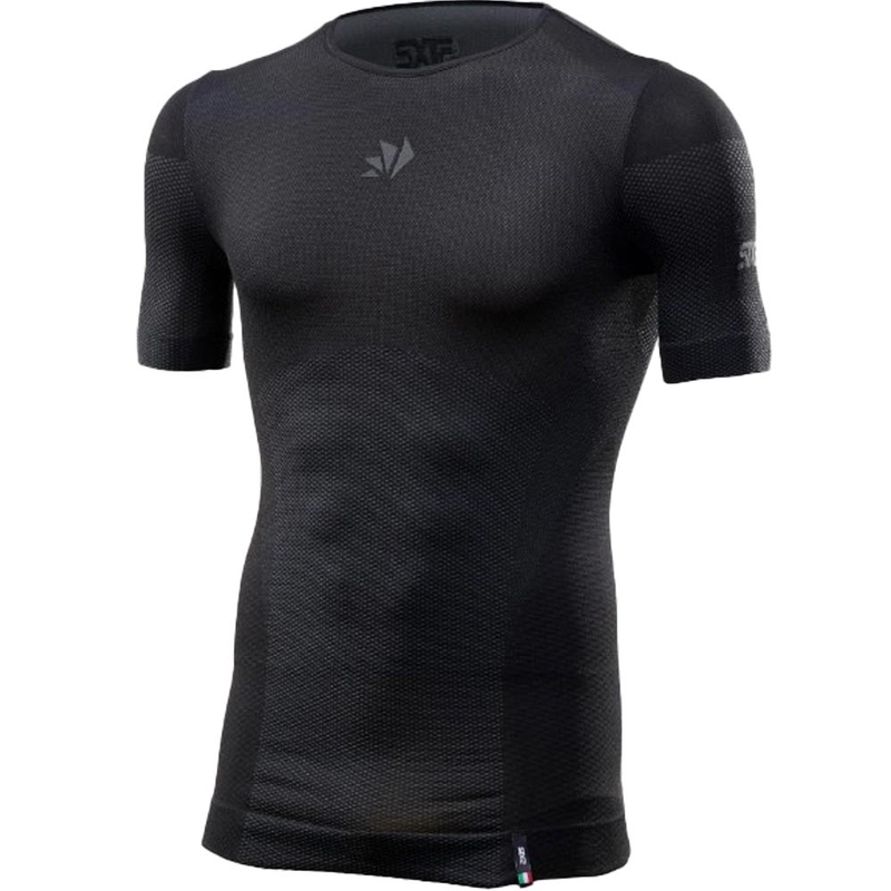 Camiseta funcional SIXS BT TS1L V2 negro-gris oscuro