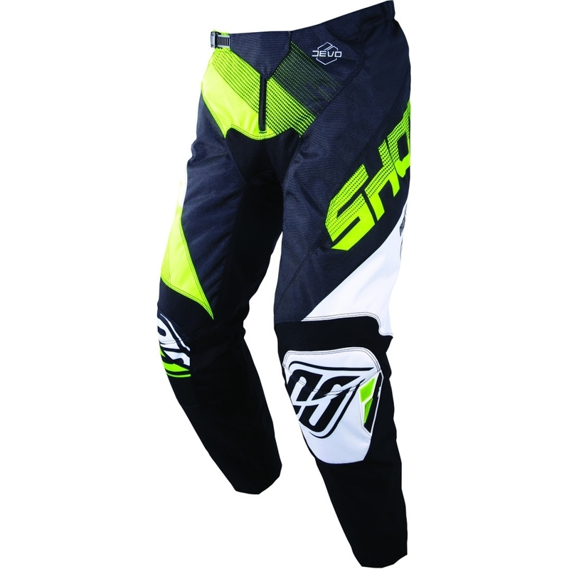 Motokrosové kalhoty Shot DEVO Ultimate černo-fluo žluté výprodej