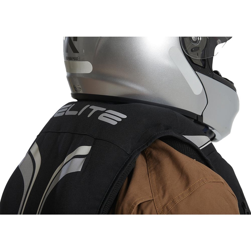 Chaleco con airbag Helite Double Turtle Hivis verde-amarillo