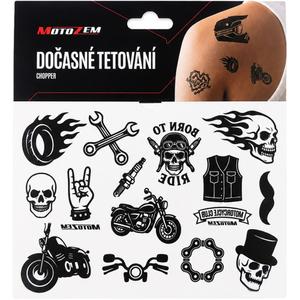 Tatuaje temporal de MotoZem Chopper
