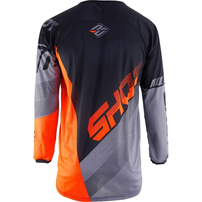 Motokrosový dres Shot DEVO Ultimate černo-fluo oranžový výprodej
