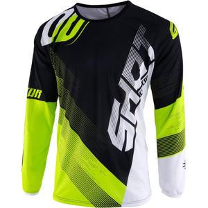 Motokrosový dres Shot DEVO Ultimate černo-fluo žlutý