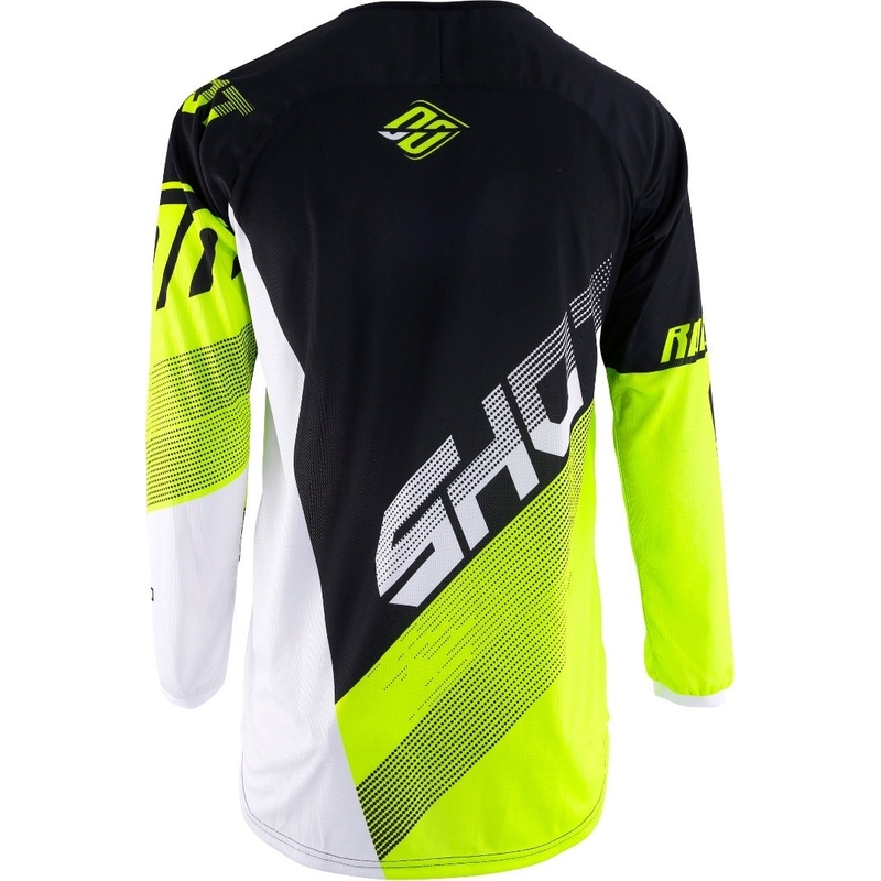 Motokrosový dres Shot DEVO Ultimate černo-fluo žlutý