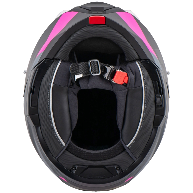 Casco abatible HJC i91 Carst MC8SF negro-rosa