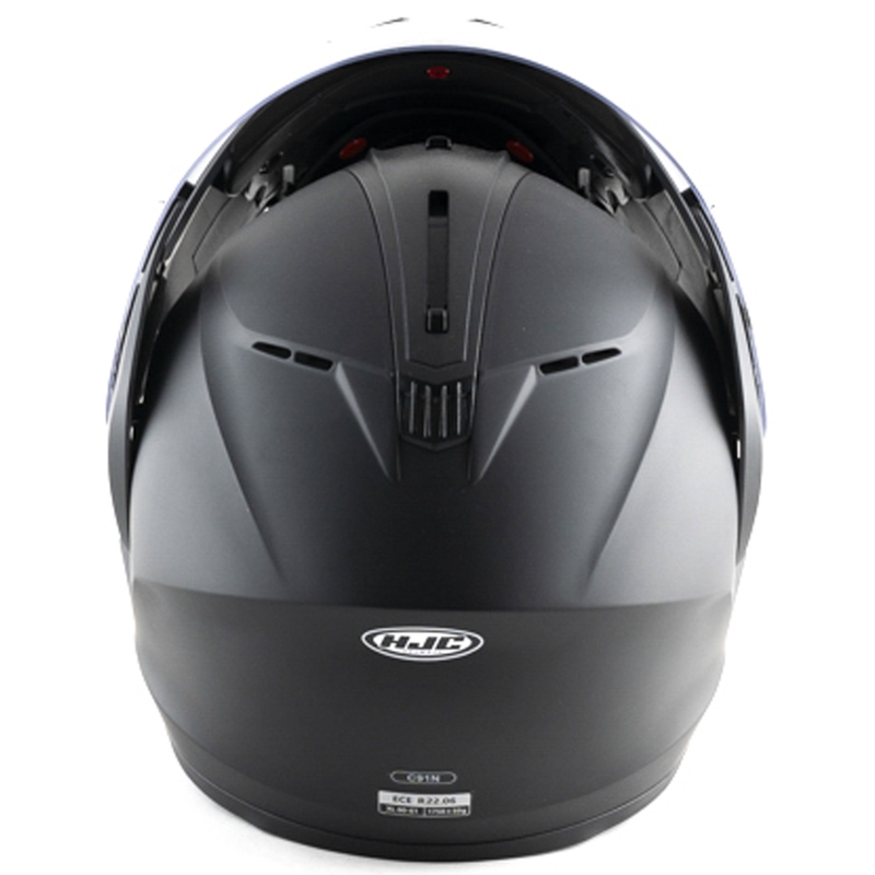 Casco de moto abatible HJC C91N Solid semi negro