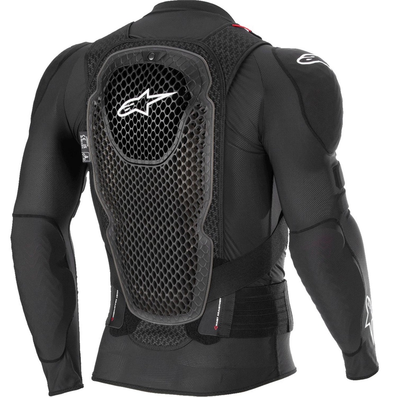 Protector corporal Alpinestars Bionic Pro 3 Plasma negro-rojo-blanco