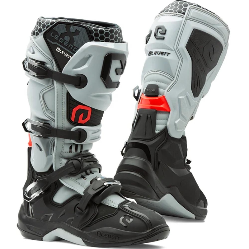 Botas de motocross Eleveit X-Legend EVO negras y grises