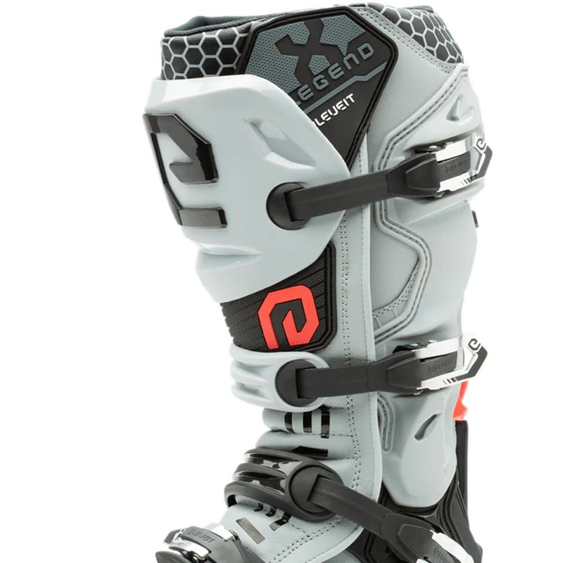 Botas de motocross Eleveit X-Legend EVO negras y grises