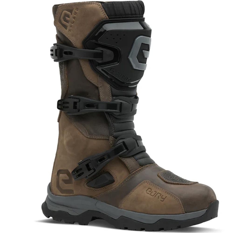 Botas de moto Eleveit X Land ADV E-Dry marrones
