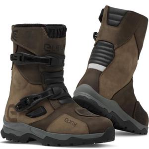 Botas de moto Eleveit X Land ADV Low E-Dry marrones
