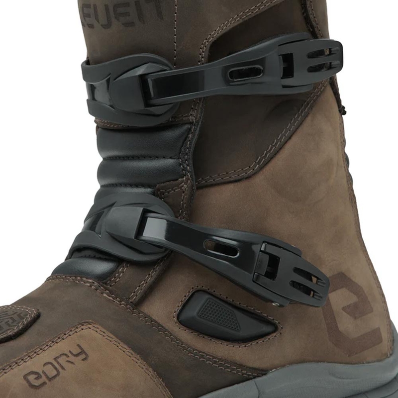 Botas de moto Eleveit X Land ADV Low E-Dry marrones