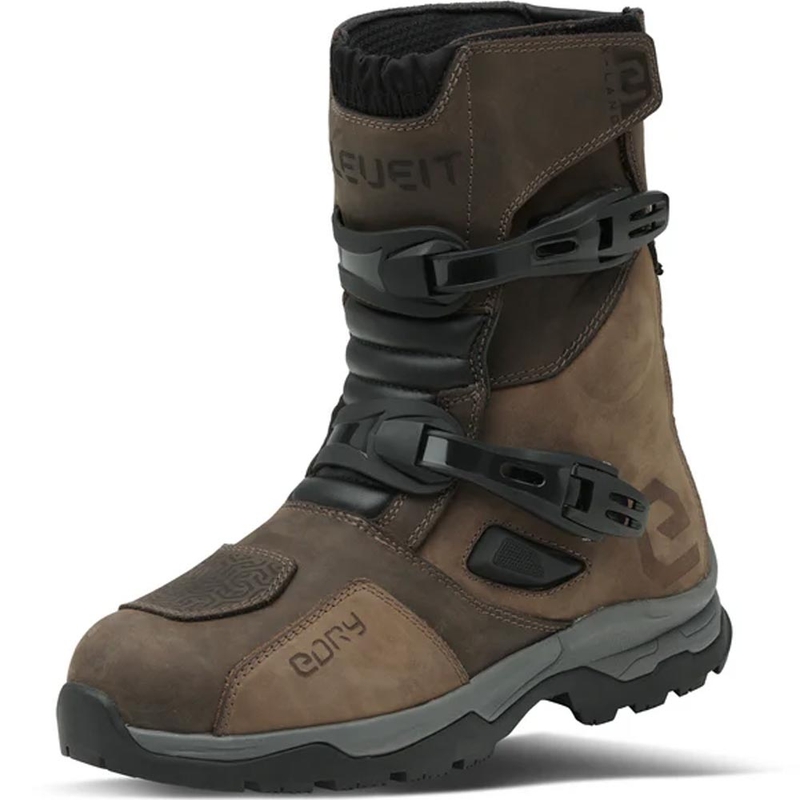 Botas de moto Eleveit X Land ADV Low E-Dry marrones