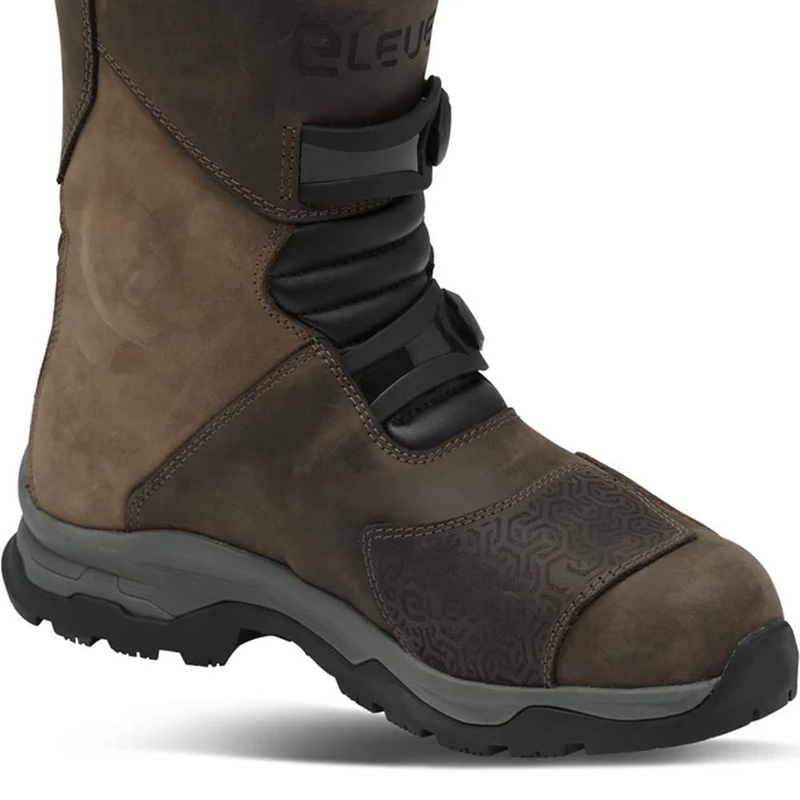 Botas de moto Eleveit X Land ADV Low E-Dry marrones