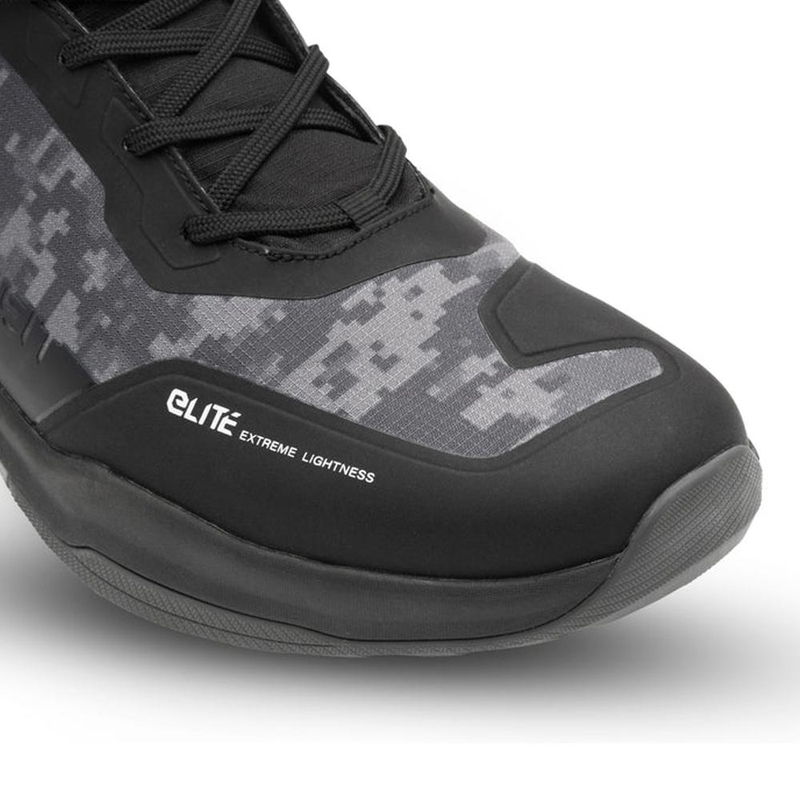Botas de moto Eleveit STRATOS E-Dry, color negro camuflaje