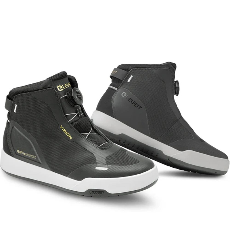 Botas de moto Eleveit Vision E-Dry para mujer, color negro.