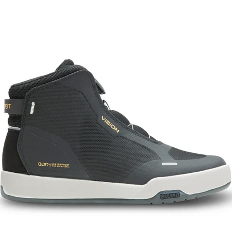 Botas de moto Eleveit Vision E-Dry para mujer, color negro.