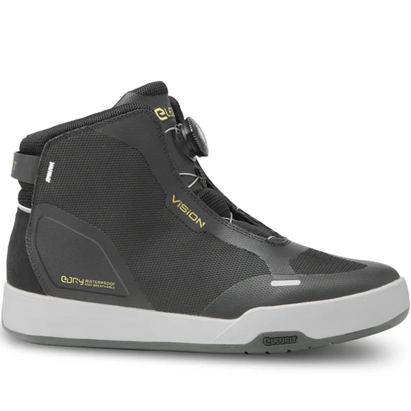 Botas de moto Eleveit Vision E-Dry para mujer, color negro.