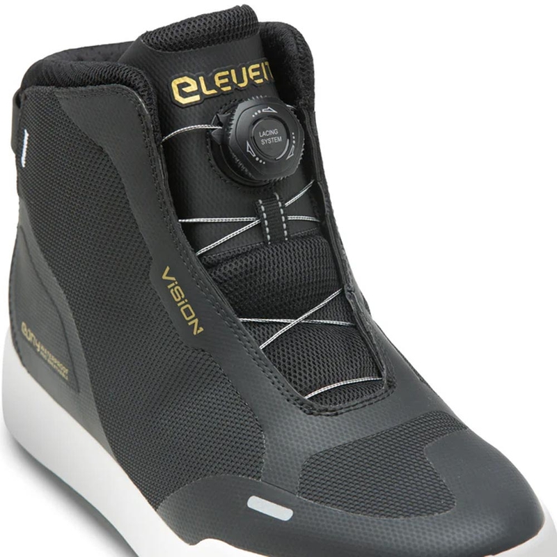 Botas de moto Eleveit Vision E-Dry para mujer, color negro.