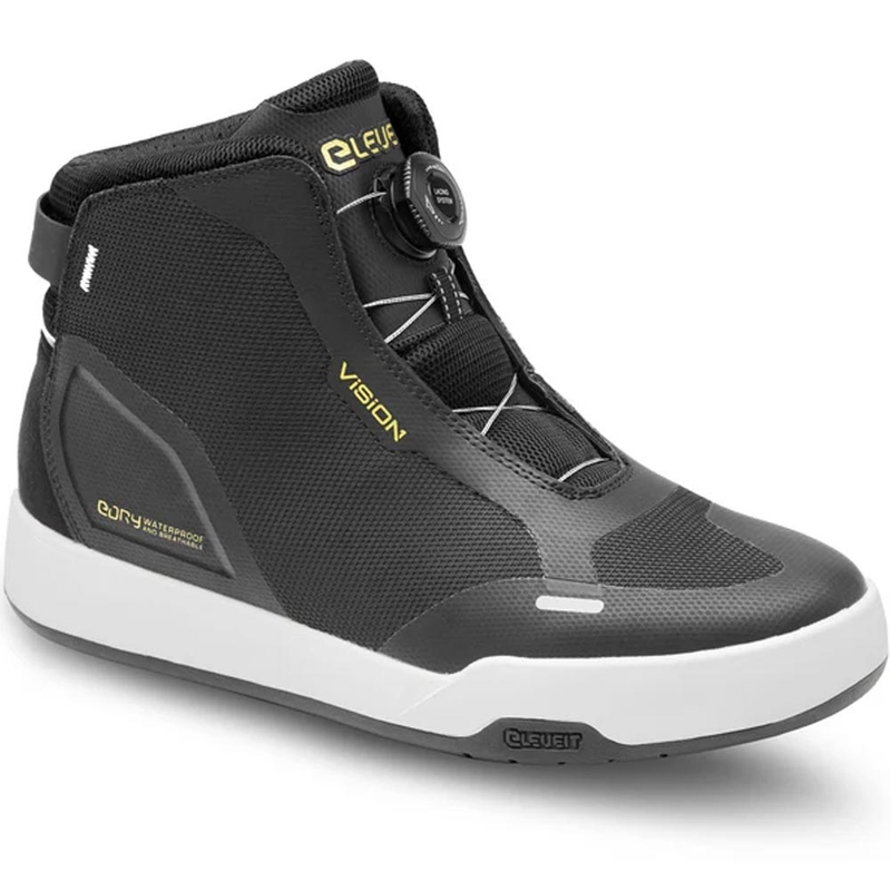 Botas de moto Eleveit Vision E-Dry para mujer, color negro.