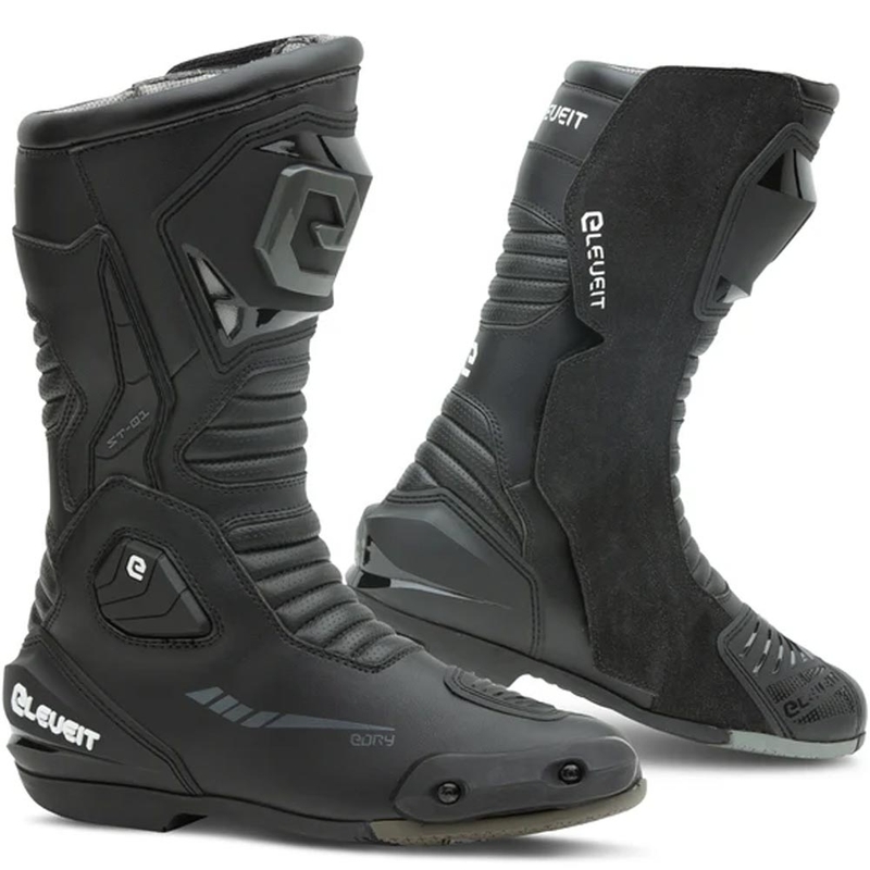 Botas de moto Eleveit ST-01 E-Dry negras