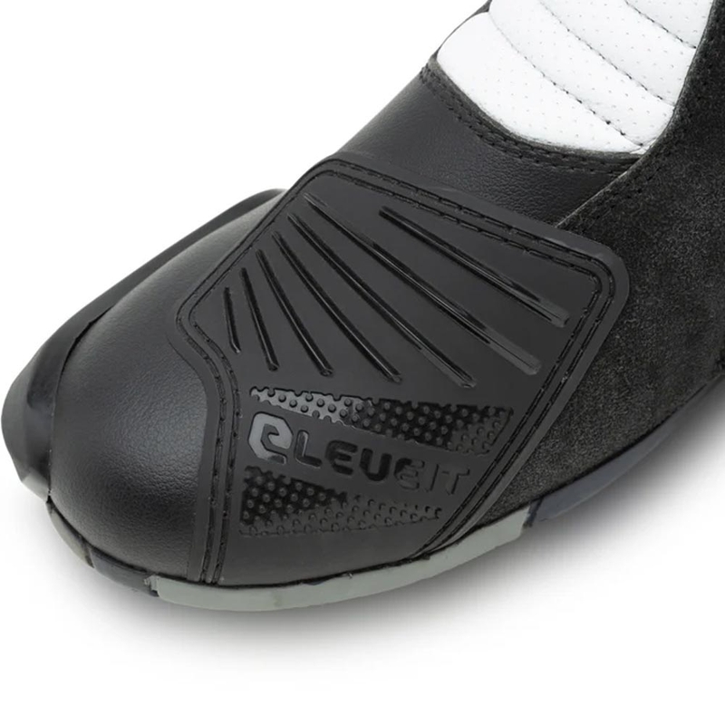Botas de moto Eleveit ST-01 negras y blancas