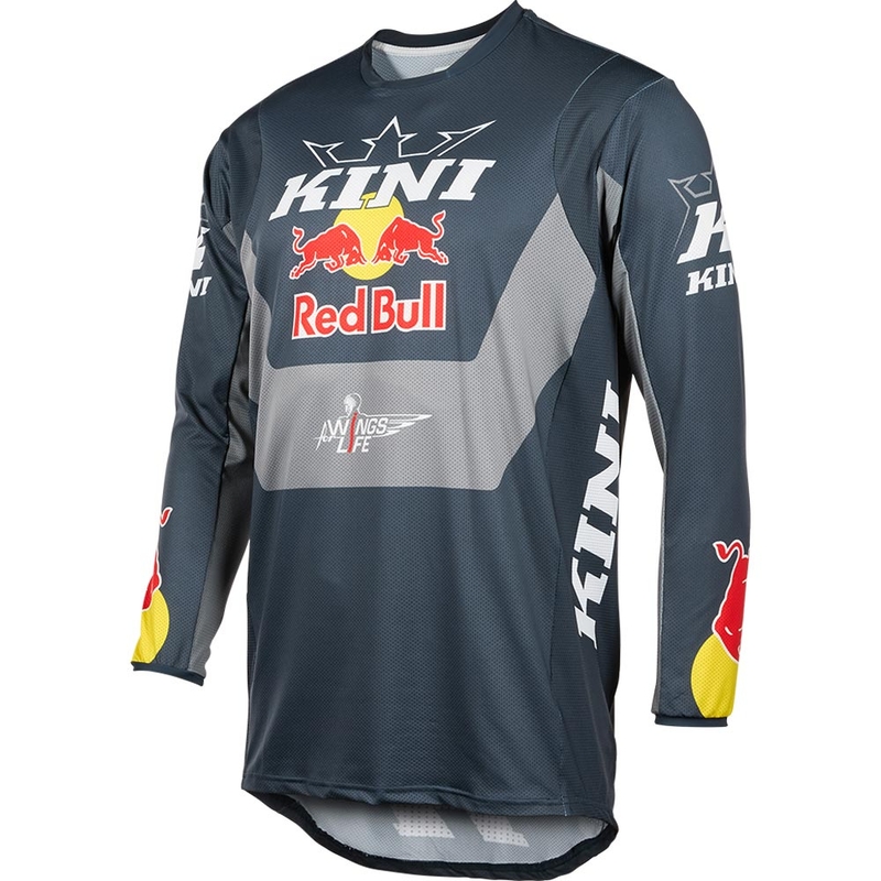 Camiseta motocross KINI Red Bull MXC 1.0 antracita