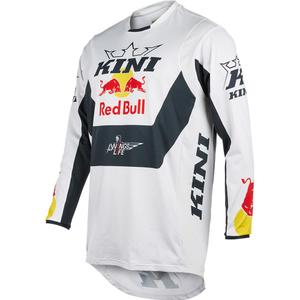 Camiseta de motocross KINI Red Bull MXC 1.0 blanca